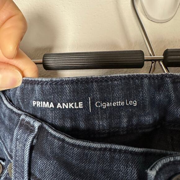 AG Contour360 Cotton Blend Prima Ankle Cigarette Leg Jeans Women's 28R - Picture 5 of 9